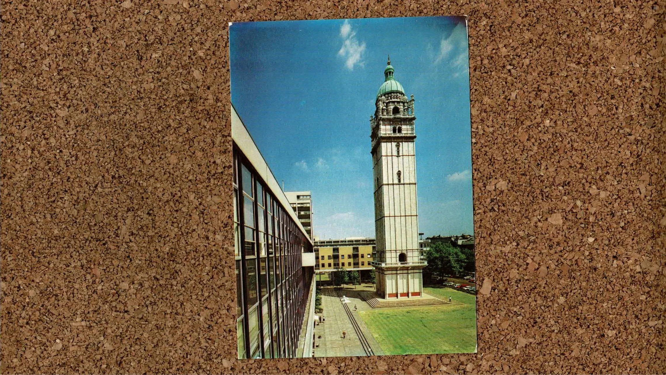 Higher education postcard: The Queen’s Tower, Imperial College
