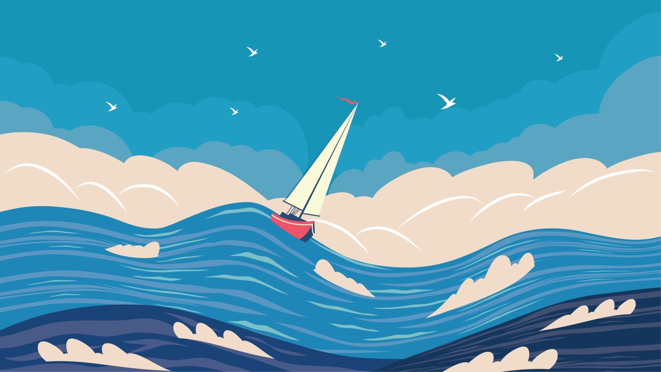 Image of boat at sea